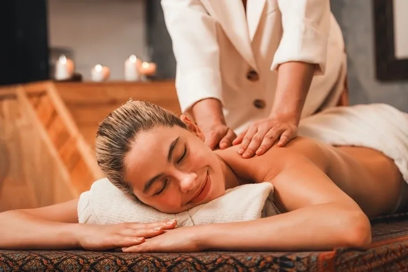 Back Massage and Facial Treatments